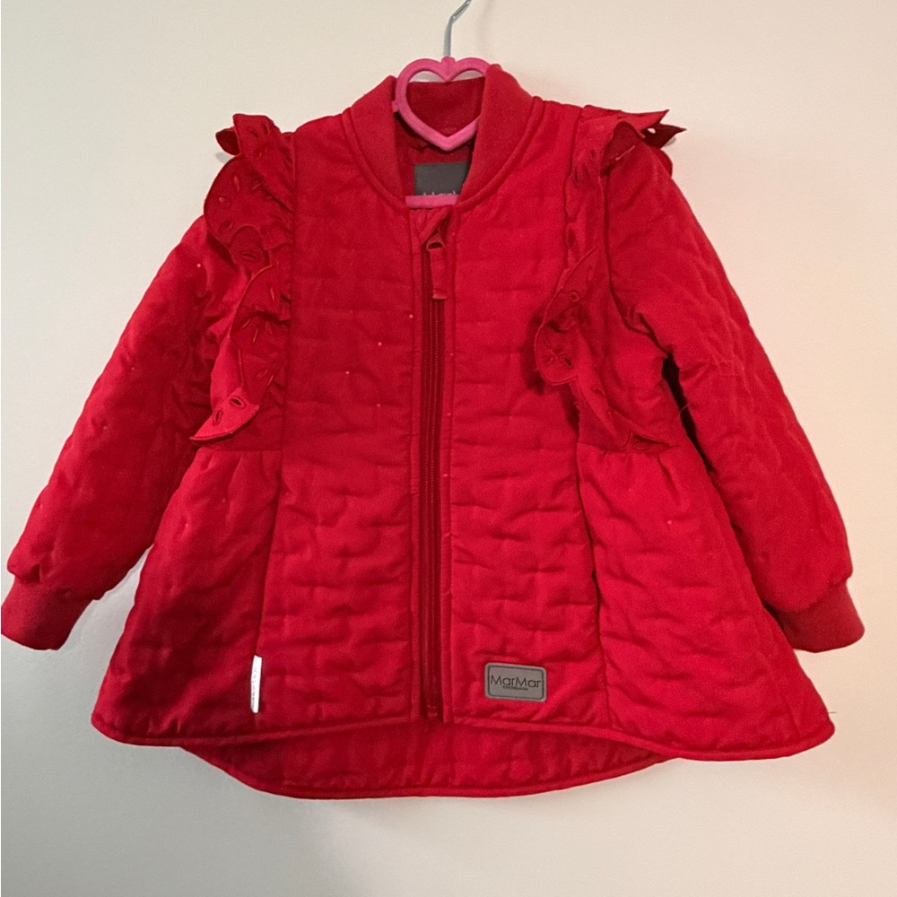 MarMar Red Quilted  Jacket ❤️
